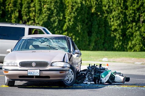 near the intersection of Beacon Avenue and Indian Trail Road on May 15, 2021. . Spokane motorcycle accident yesterday